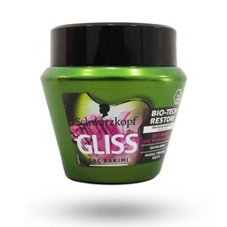 ماسک مو گلیس GLISS مدل bio-tech مخصوص موهای آسیب دیده حجم 300 میل