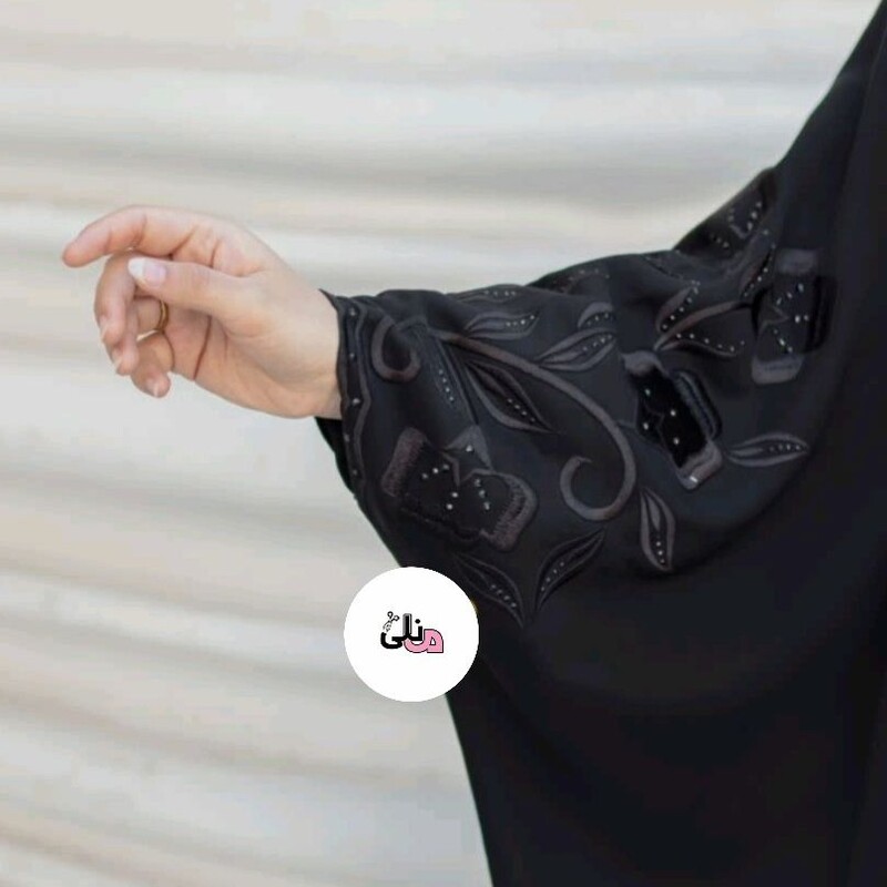 چادر طرح دانشجویی مجلسی گلدوزی شده پارچه سوپر ژورژت