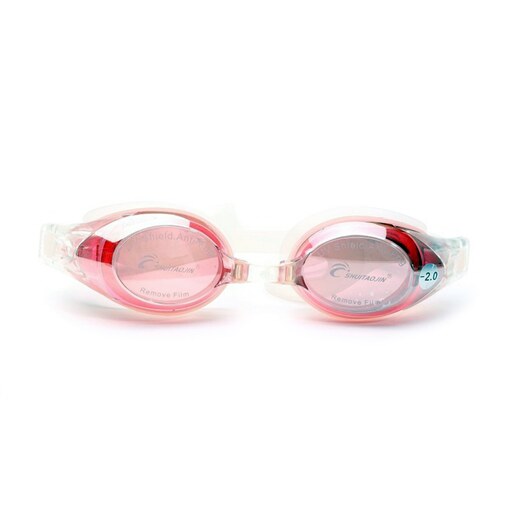 عینک شنا طبی مدل سینکا نمره 4.0- صورتی