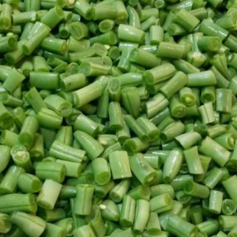 لوبیا سبز تازه خورد شده و بهداشتی مناسب برای پلو و خوراک 