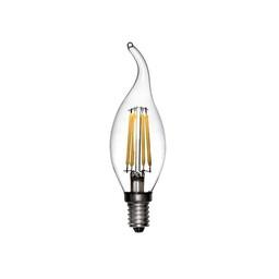لامپ LED شمعی فلامینتی  4 وات مدل اشکی MD پایه E14