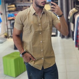 پیراهن مردانه polo آستین کوتاه نخ پنبه جنس درجه یک تنخور عالی سایز 3XL 2XL XL L M مدل axx100