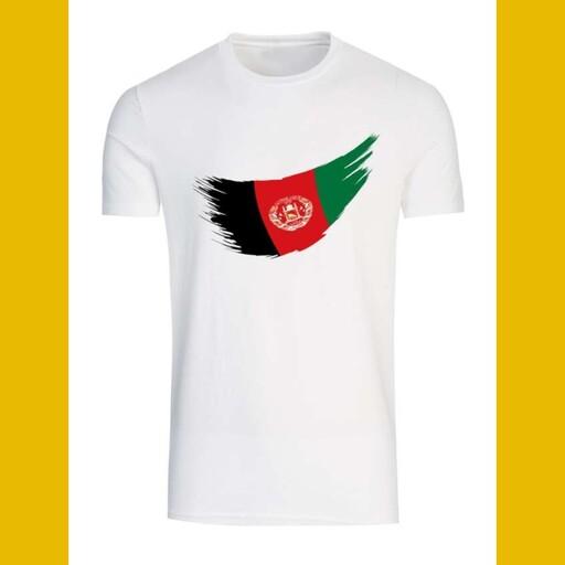 تیشرتیشرت آستین کوتاه مردانه طرح پرچم افغانستان کد T 271