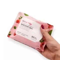 دستمال مرطوب بیول مدل rose hip بسته 20 عددی