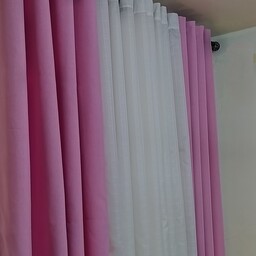 پرده کنفی آماده و پانچ شده در رنگهای متنوع با ابعاد استاندارد مناسب برای پذیرایی و اتاق 
