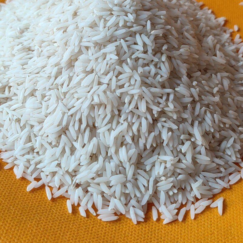 برنج طارم هاشمی تازه پاک شده 10کیلویی برندکارخانه خوشه طلایی 