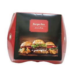 جعبه ساندویچ همبرگر صدفی بیرون بر (قفل دار) -(پک 100عددی)