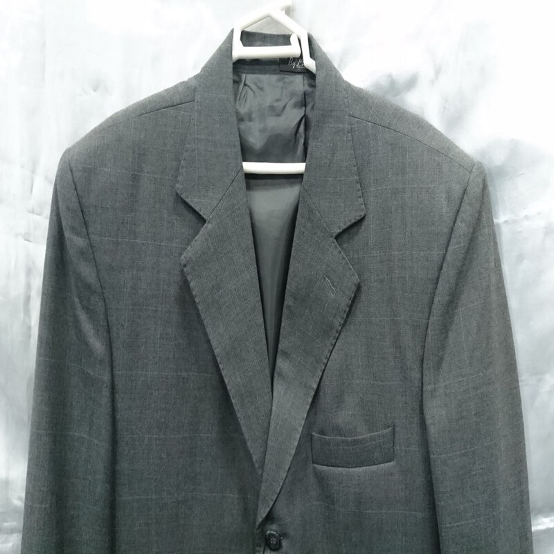  کت تک مردانه مدل (16) (سایز 52) (رنگ طوسی چهارخانه سفید)