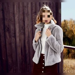کت خز زنانه آستر دار با طرح اسلیمی اسمارا esmara آلمان سایز S-M-L (ارسال رایگان)