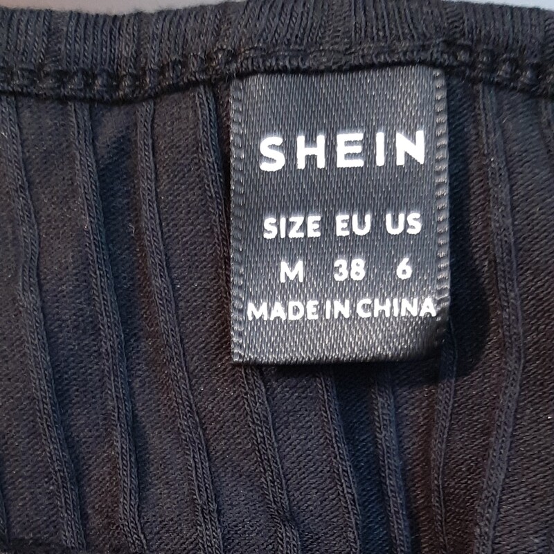 نیم تنه کبریتی مشکی شین SHEIN سایز 38 (ارسال رایگان)