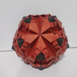 توپ کاغذی (ماژولار) اوریگامی دکوری مدل گلبرگ (سفارش پذیرفته می شود)