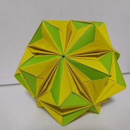 توپ کاغذی اوریگامی(ماژولار ) دکوری مدل ترنم (سفارشات با رنگ های دلخواه پذیرفته می شود)