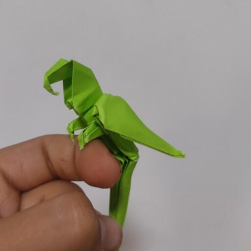 طوطی کاغذی اوریگامی (سفارش در رنگ های دلخواه پذیرفته می شود)