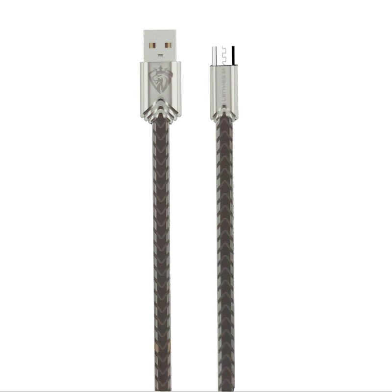 کابل تبدیل USB به microUSB لنیز مدل LC913V طول 1 متر - مشکی