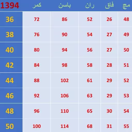 شلوار گوهر جنس مازراتی سایز 36 تا 54