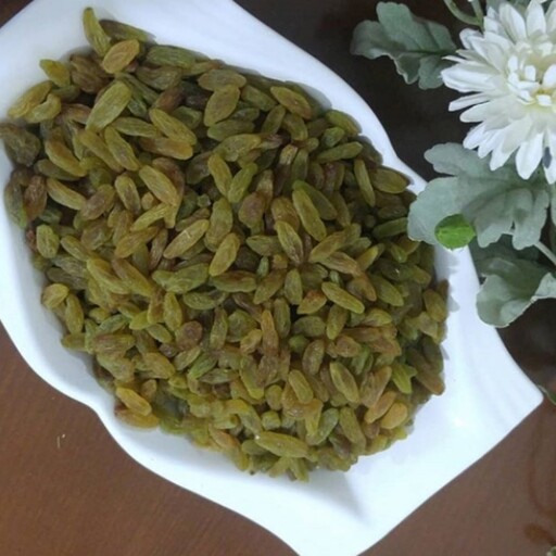 کشمش سبز قلمی کاشمر(200گرمی) محصول امسالی بسیار تازه.