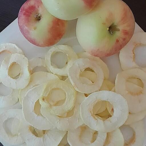 میوه خشک سیب با کیفیت عالی و بدون مواد نگهدارندهدر وزن 100 گرم