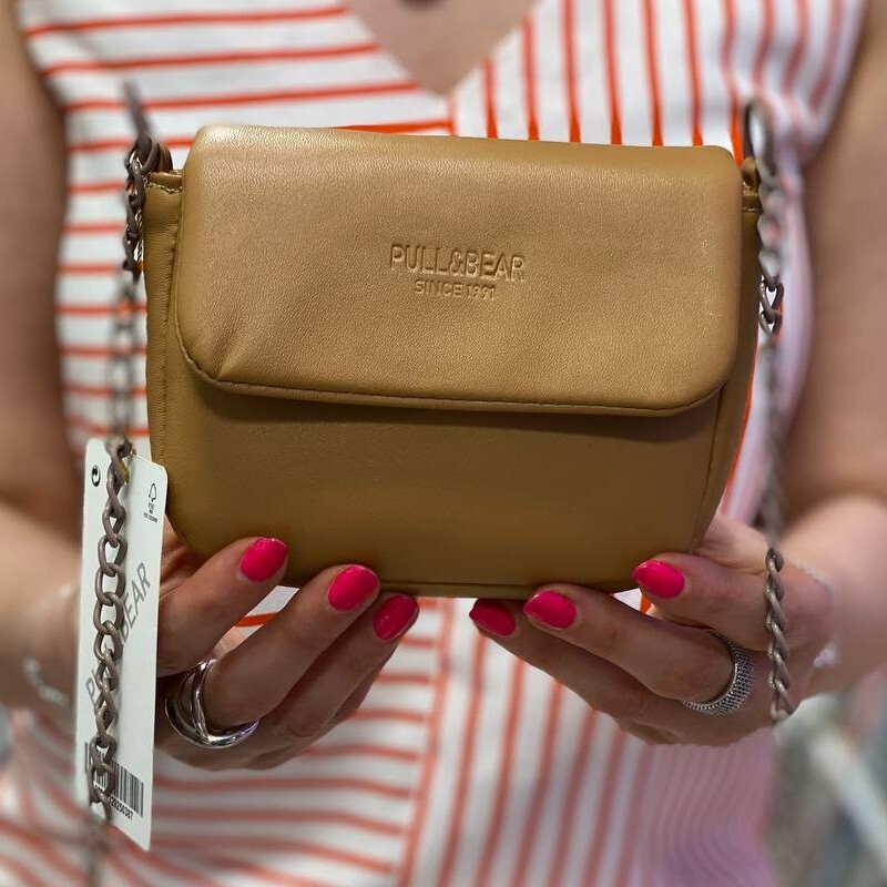 کیف کوچک مینی بگ دخترانه رنگبندی مشکی ، طوسی، عسلی با بند قابل تنظیم 