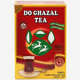 چای دو غزال، 500 گرمی، محصول سریلانکا، دو مدل ساده و ارل گری( عطری)