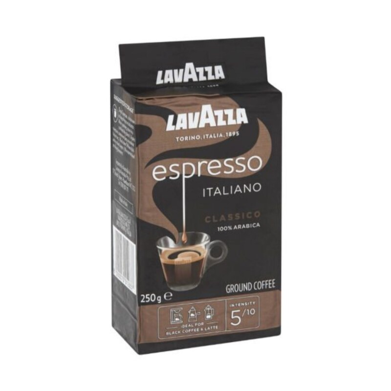 پودر قهوه لاوازا، مدل اسپرسو مشکی، 250 گرم، محصول ایتالیا
