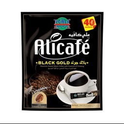قهوه فوری بلک گلد، برند علی کافه، حاوی 40 ساشه، محصول مالزی