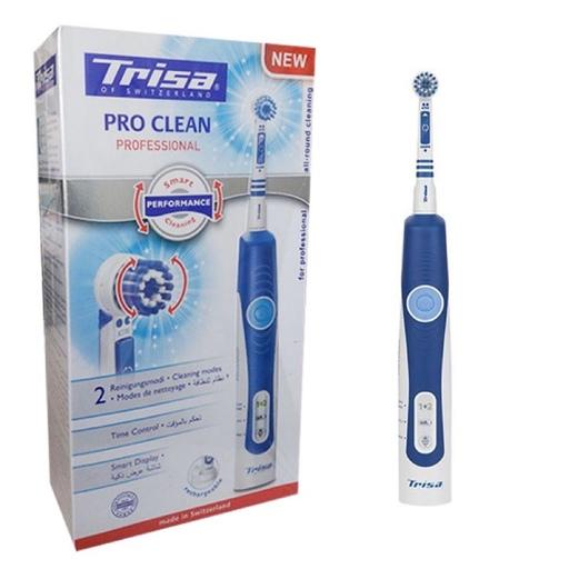 مسواک برقی تریزا به همراه سه عدد سری Trisa Pro Clean Professional