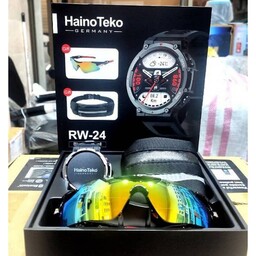 ساعت هوشمند مدل RW24 ورزشی با کیف کمری و عینک کیفیت عالی