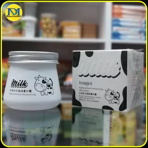 کرم مرطوب کننده و نرم کننده پوست با عصاره شیر ایمیجز  (80 گرم) milk images cream