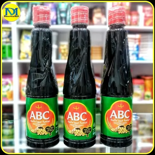 سویا سس نمکی ای بی سی (600میل) ABC soy sauce 