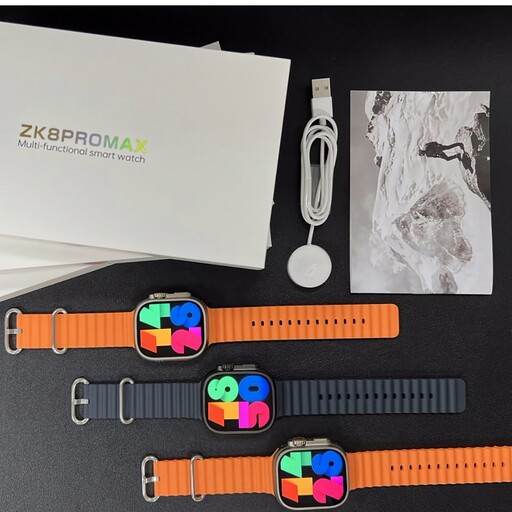 ساعت هوشمند اولترا 2023 مدل zk8 promax کیفیت عالی