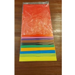 کاغذ رنگی 
هر بسته دارای 10 رنگ 