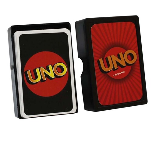 بازی فکری اونو 52 کارتی دارای 2 کارت راهنما و قاب  uno 