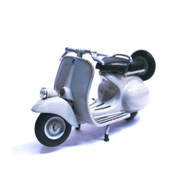 ماکت موتور سیکلت وسپا 125 (vespa 125)به رنگ توسی برند ویلی (welly)