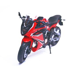 ماکت موتور  فلزی هوندا سی بی ار 650 اف سی سی  برند ویلی  Honda motorcycle Japan  cbr 650 f رنگ قرمز 