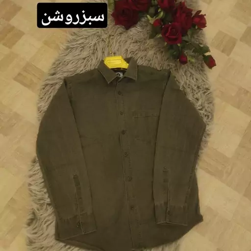 پیراهن کتان مردانه