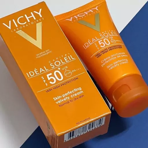 کرم ضد آفتاب بی رنگ ویشی spf 50 حجم 50میل vichy 