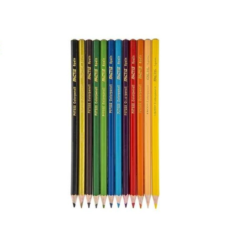 مداد رنگی 12 فکتیس مقوایی