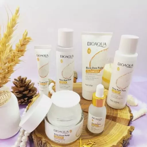 پک مراقبتی پوست عصاره ی برنج بیوآکوا (BIOAQUA)