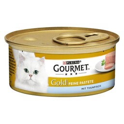 بسته 24 عددی کنسرو گورمت گلد با طعم ماهی تن غذای گربه پته  Gourmet Gold pate tuna fish