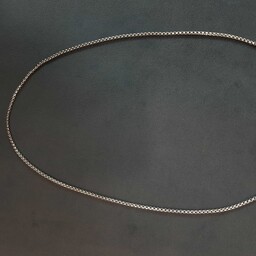 زنجیر مدل ویتالی،رنگ نقره ای،جنس استیل،60 سانتیمتر،وزن 7 گرم