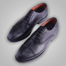 کفش کلاسیک مردانه رنگ مشکی مدل برت کد 3106