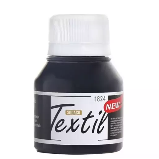 رنگ پارچه اوپک سوداکو 55 میل مشکی کد 1824 textile black