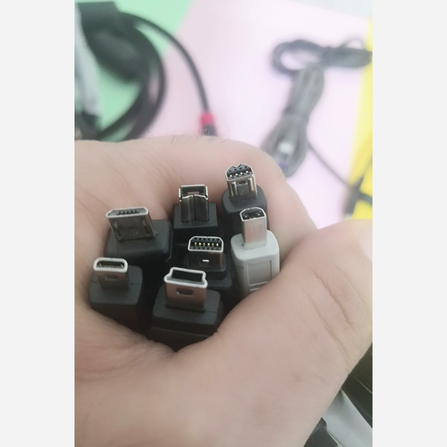 کابل شارژ و دیتا دار تبدیل مینی USB به USB TYPE B MINI مبدل سیم