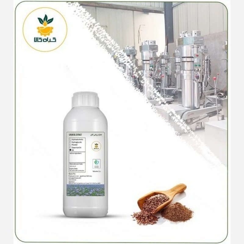 روغن کتان موضعی صددرصد خالص 1 لیتری