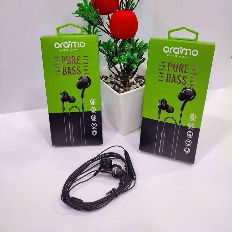 هندزفری سیمی اصلی برند اورایمو مدلBASS کیفیت بسیار عالی