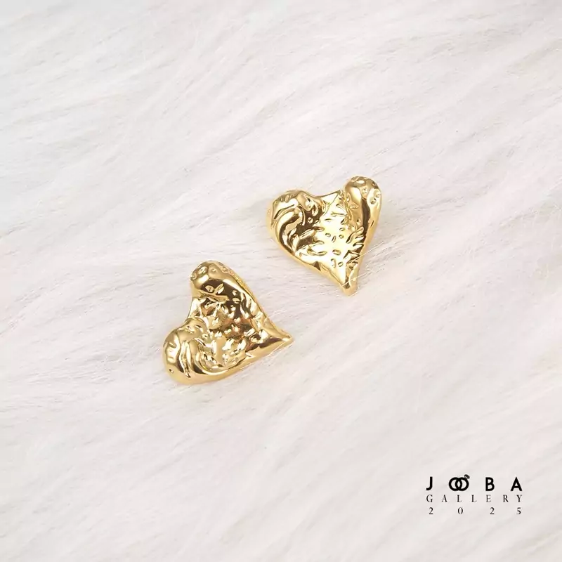 گوشواره میخی قلب مینیمال ژوپینگ کد113060766