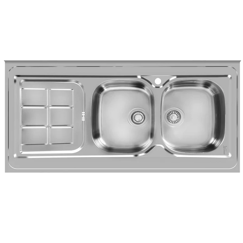 سینک ظرفشویی اخوان مدل 148 روکار سایز 60در120 (پس کرایه)