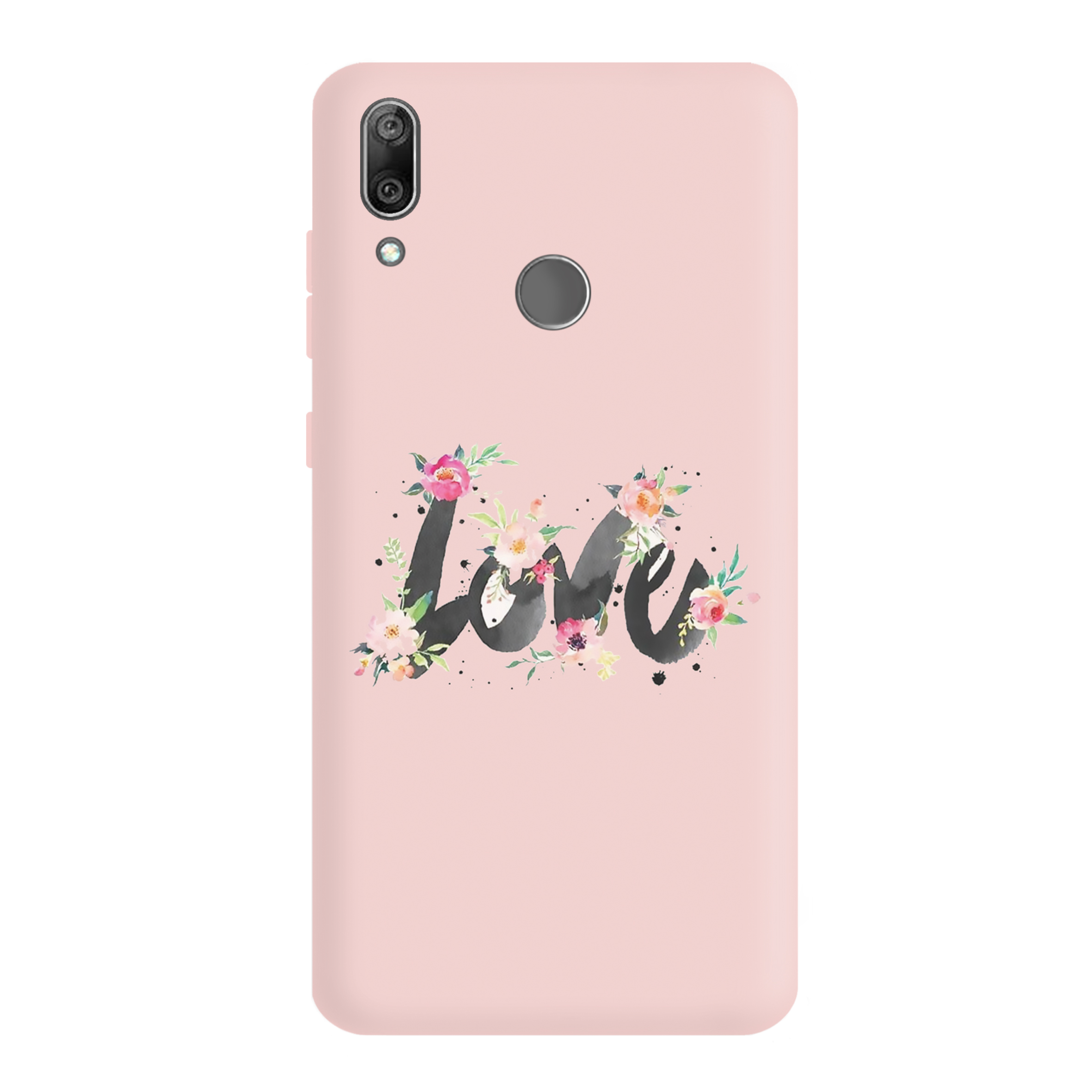 قاب گوشی هواوی Y7 PRIME 2019 طرح عاشقانه صورتی