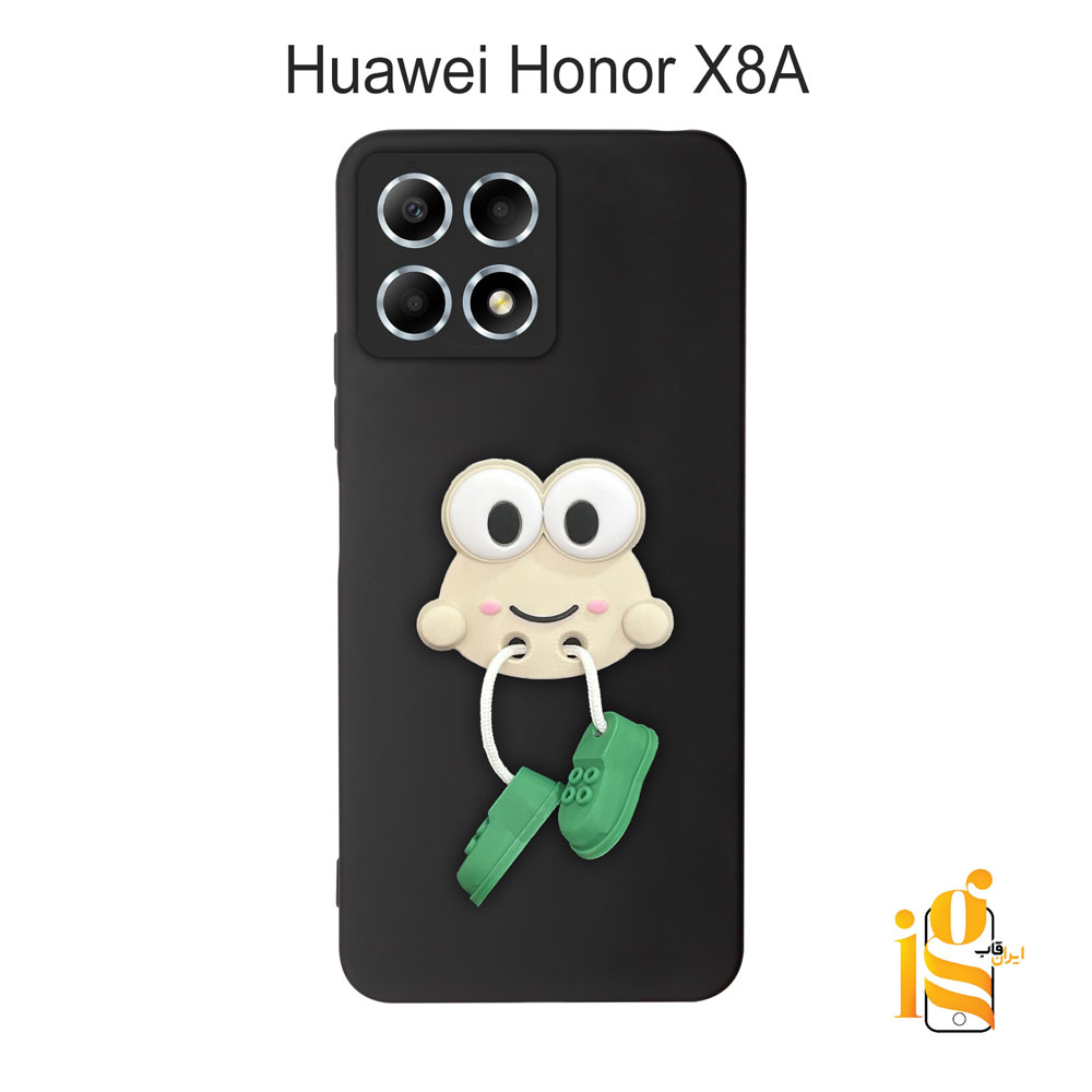 قاب عروسکی طرح قورباغه برای موبایل هوآوی Honor X8A