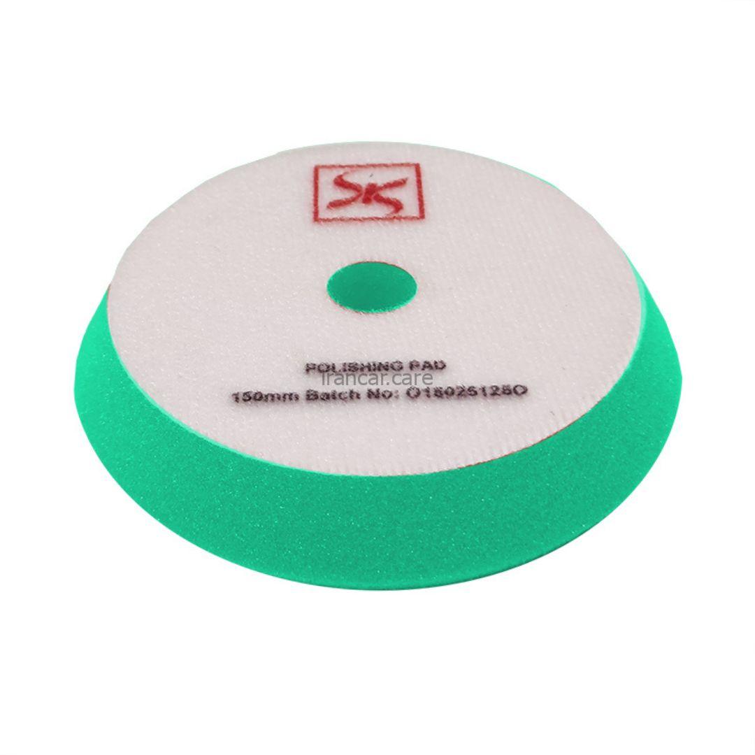 پد پولیش زبر اوربیتال سبز 125 میلی متری اس آر اس مدل SRS Cutting Pad